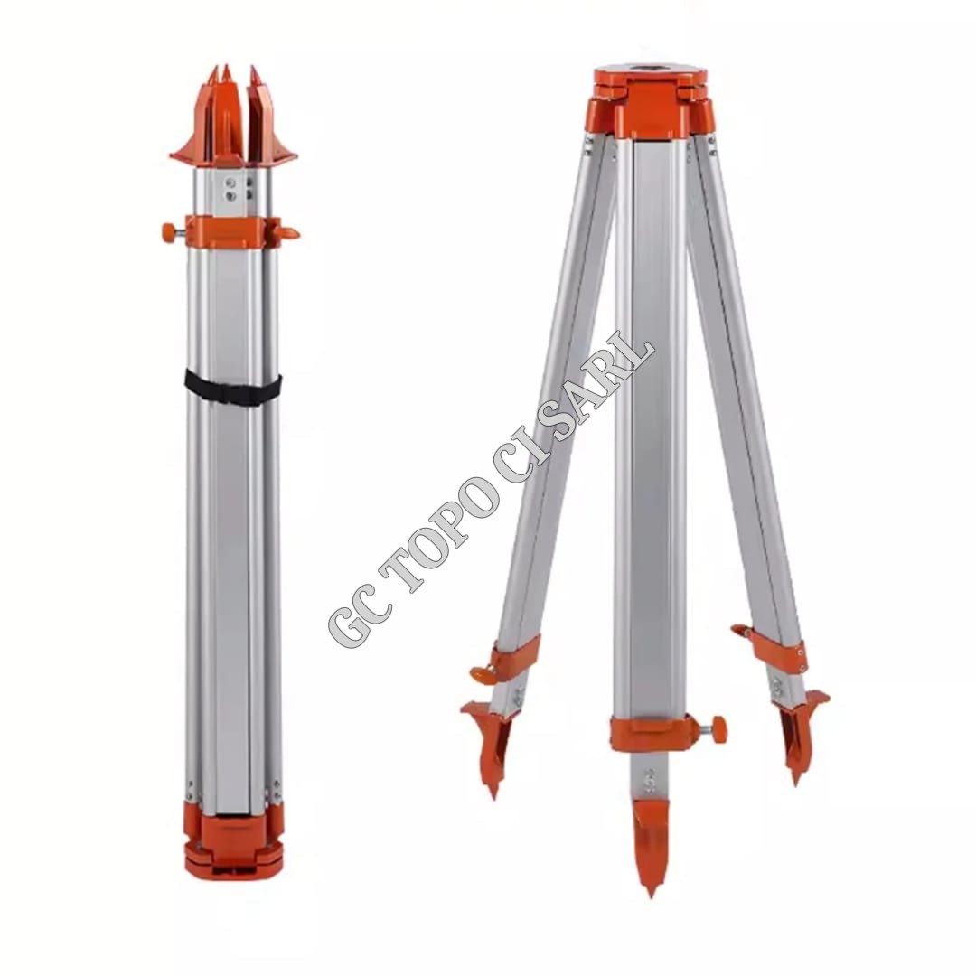 Trepied Aluminium simple fermeture pour station totale