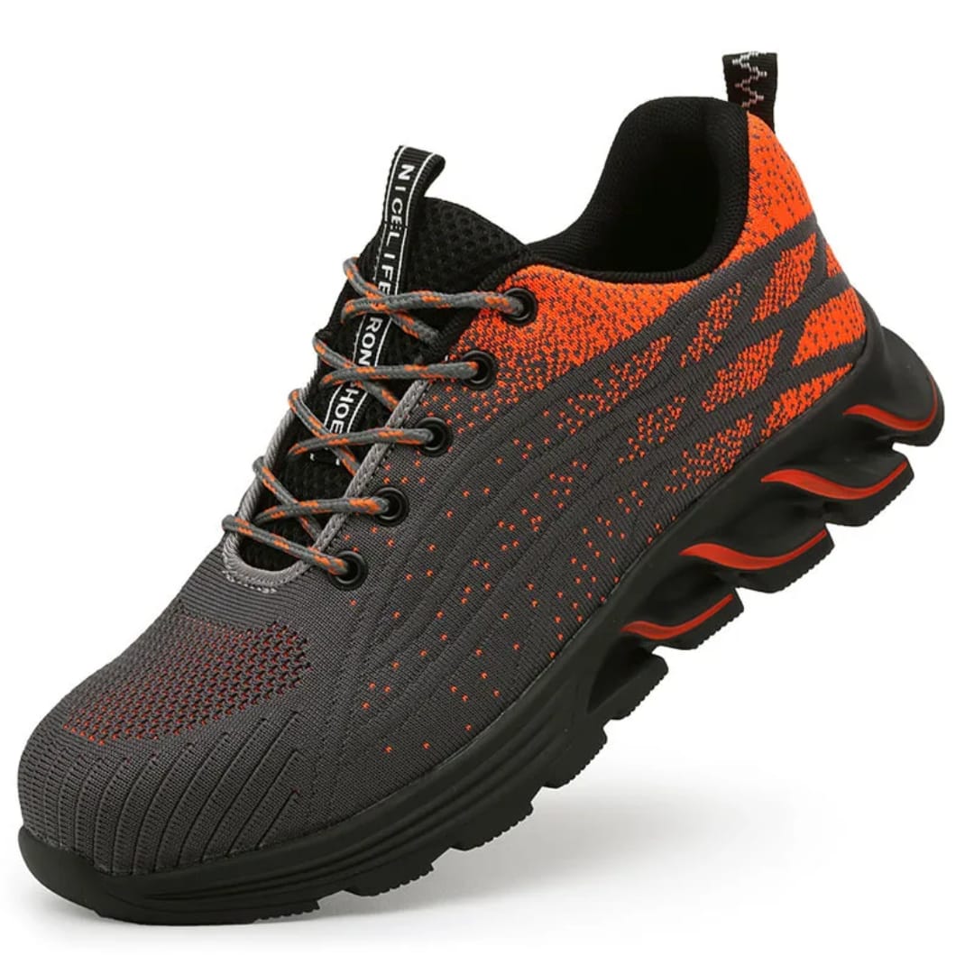 Chaussure de Sécurité Basket type S1P/9017 orange Taille N°40